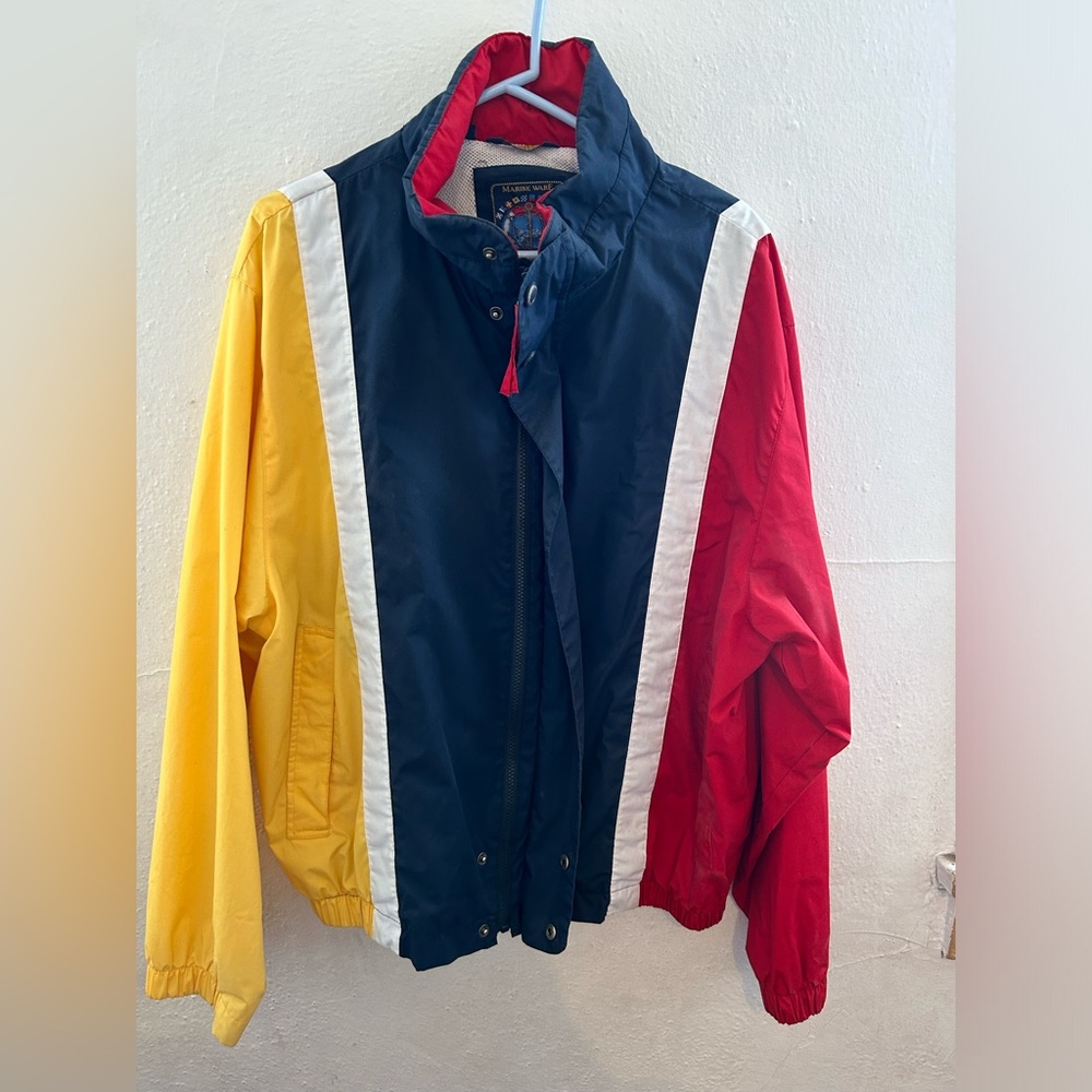 Members only vintage windbreaker size large